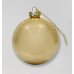 Χριστουγεννιάτικη Γυάλινη Μπάλα Χρυσή (8cm)